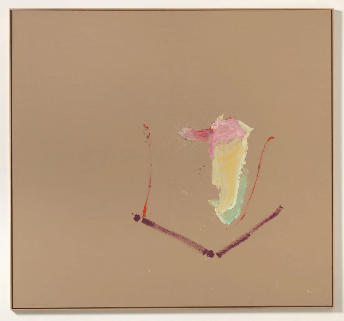 Martha Jungwirth, Ohne Titel, aus der Serie "Francisco de Goya, Stillleben mit Rippen und Lammkopf", 2022, Oil on paper on canvas, 241.5 x 261 cm (95.08 x 102.76 in), © Martha Jungwirth, Courtesy the artist and Thaddaeus Ropac Gallery