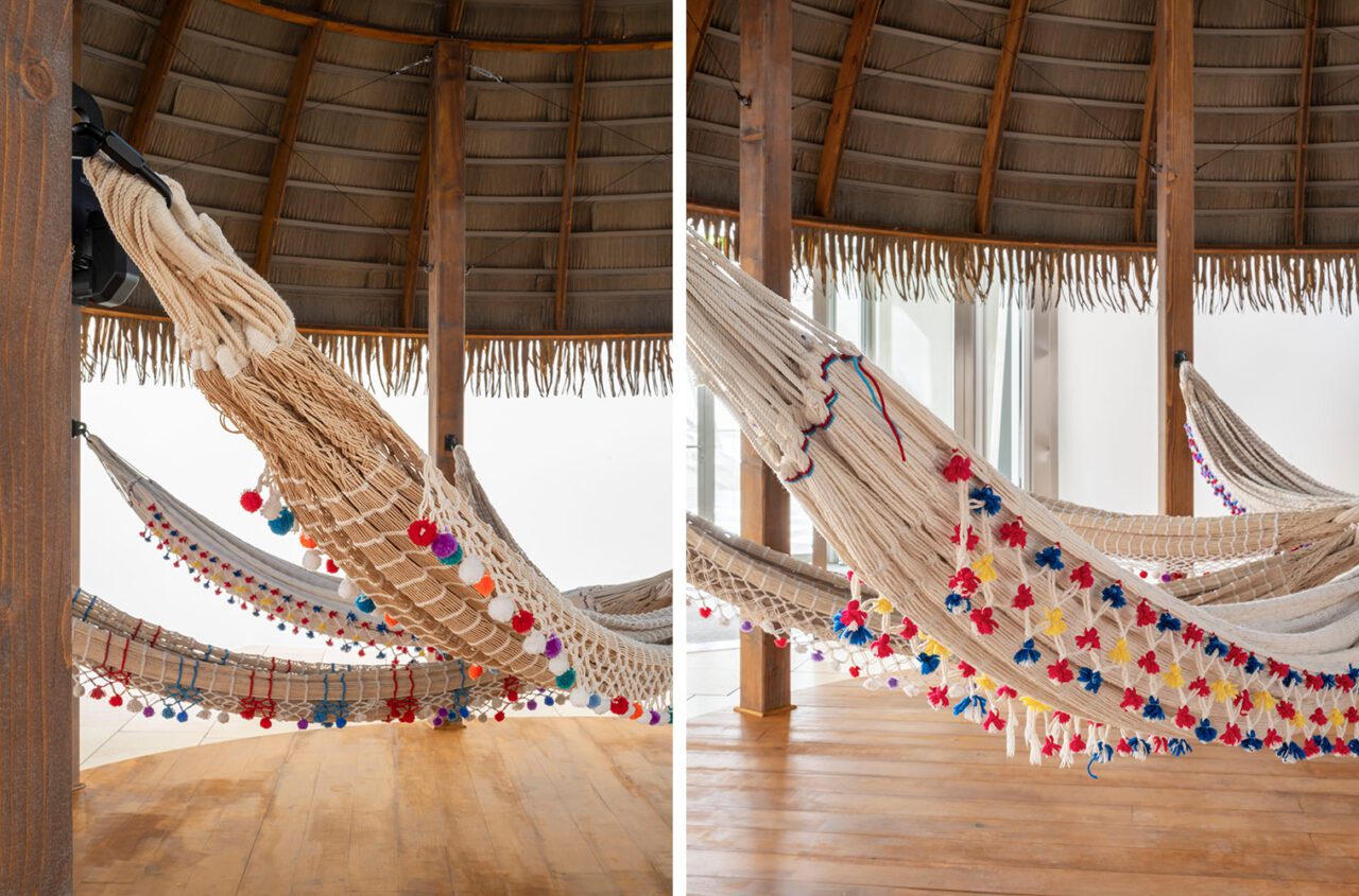 Tabita Rezaire, Des astres, 2024, Installation view, Open Space #16, exhibition presented from April 9 to August 31, 2025, galerie 8, Fondation Louis Vuitton, Paris.© Adagp, Paris, 2025 © Fondation Louis Vuitton / Martin Argyroglo