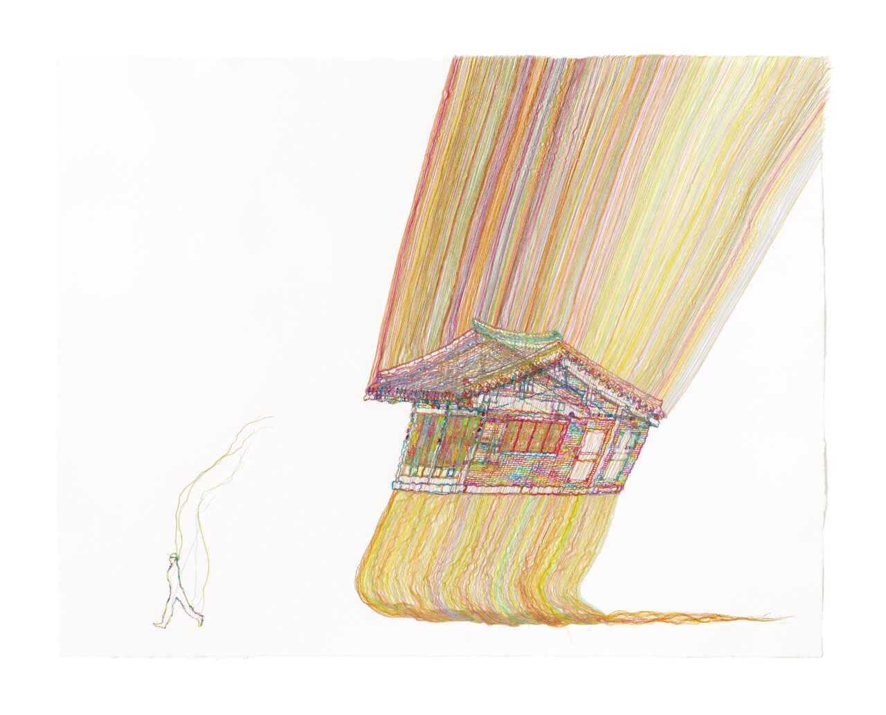 Do Ho Suh, Haunting Home, 2019. Courtesy of the artist, Lehmann Maupin, New York, Seoul and London, Victoria Miro and STPI - Creative Workshop & Gallery. © Do Ho Suh
