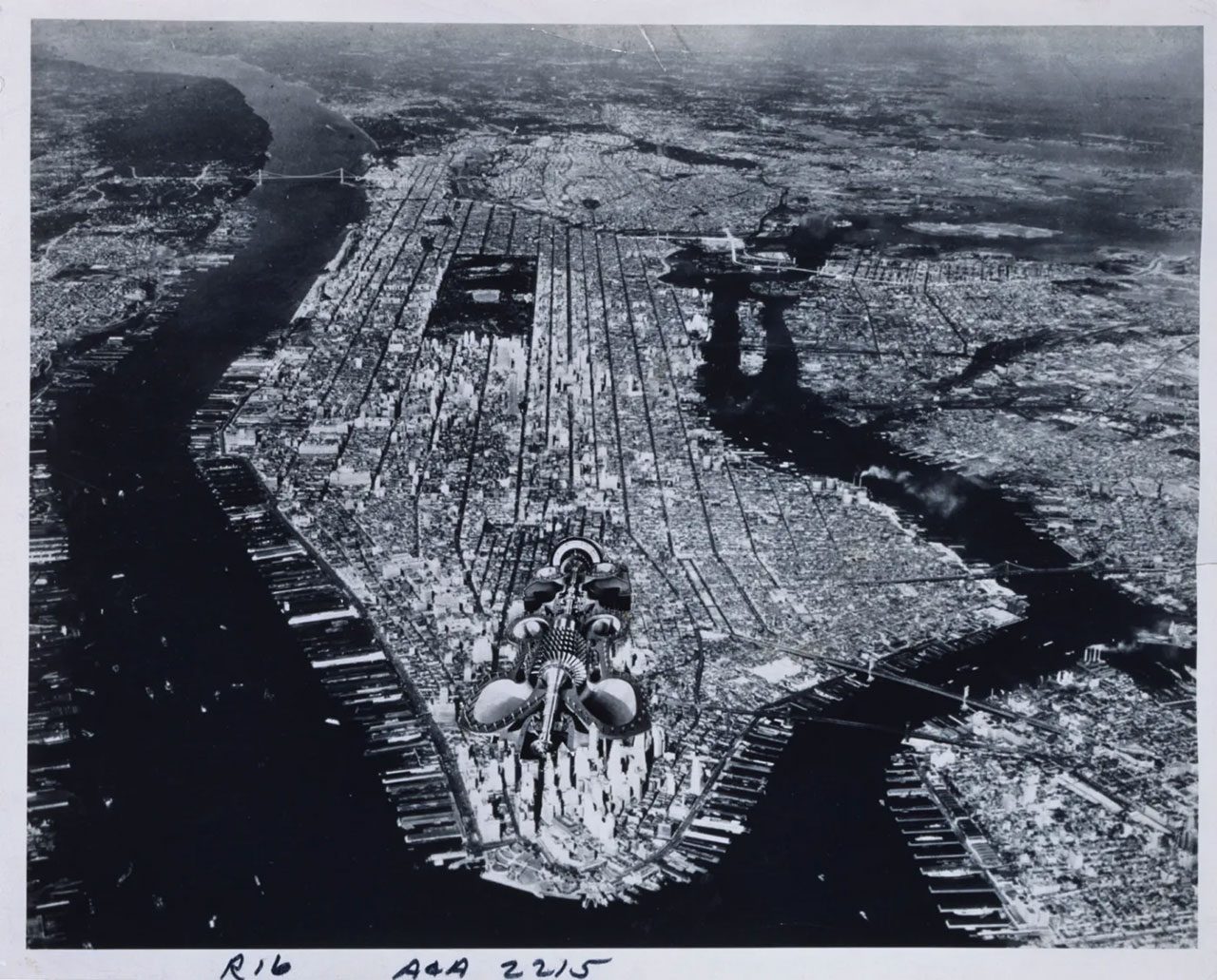 Hans Hollein, Urban Renewal in New York Project, New York, New York, Aerial perspective, 1964, Collection of The Museum of Modern Art, New York