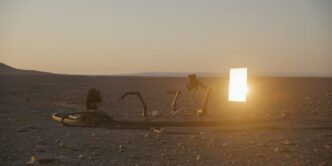 Pierre Huyghe, Camata, 2024, Robotics driven by machine learning, self-directed film, edited in real time by self-learning algorithms, sound, sensors, Edition of 5 plus 2 artist's proofs, © Pierre Huyghe, Courtesy the artist and Marian Goodman Gallery