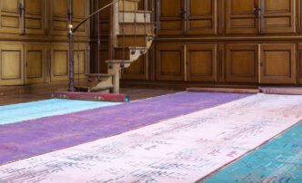 Leonor Serrano Rivas, Tables of the Moon, 2022, From the series “Magia Natural”, Set of 4 elements, weavings, variable dimensions, © Leonor Serrano Rivas, Courtesy the artist and carlier|gebauer  Gallery