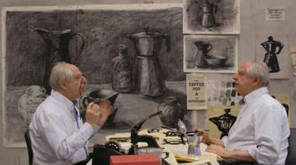 William Kentridge, Self-Portrait as a Coffee-Pot, Episode 1: A Natural History of the Studio (still), 2020 – 2024, HD Video, 24 min, © William Kentridge, Courtesy the artist, Hauser & Wirth and Goodman Gallery