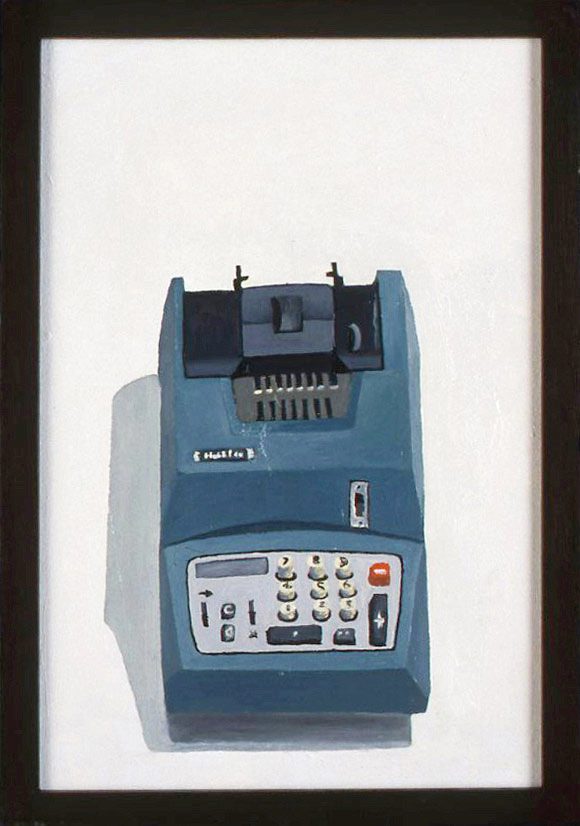 Nathalie Du Pasquier, Untitled, oil on canvas, 1998, 44 x 64 cm
