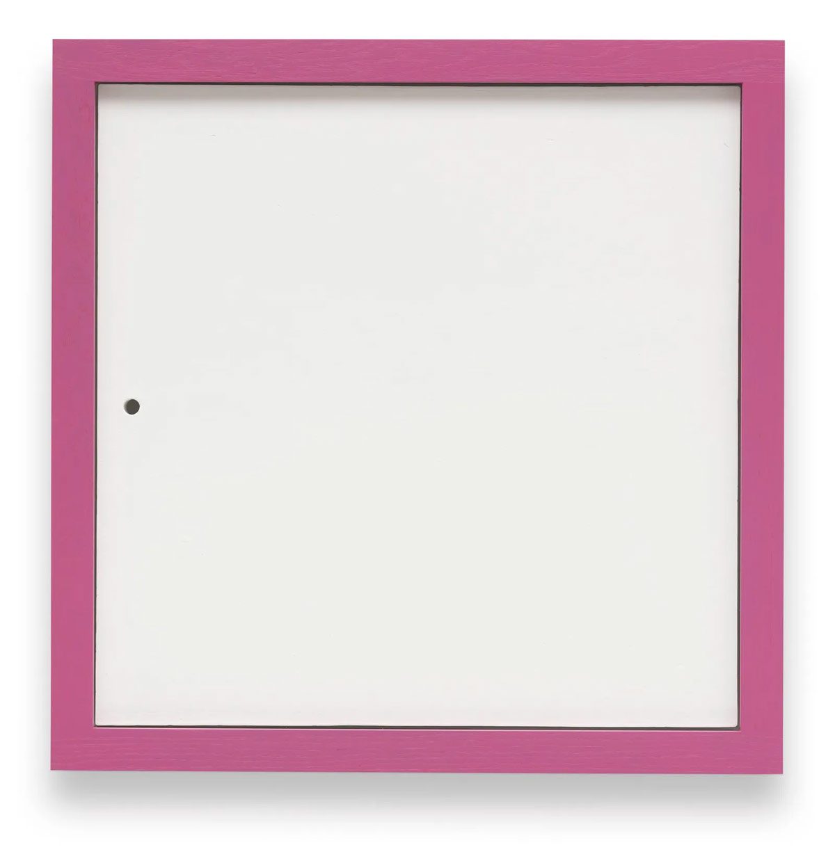 Time She Stopped, 2024 Ceramic, sol-silicate-based paint, wooden painted frame, plexiglassEdition 1 + 1 AP 68.3 x 68.3 x 7.5 cm (incl frame) 27 x 27 x 3 inches (incl frame)