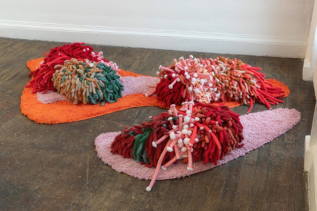 Bryony Roberts and Abriannah Aiken, Feminist Spatial Practices, Part 1, textile, 2023, Courtesy of the artists and the Jencks Foundation at The Cosmic House