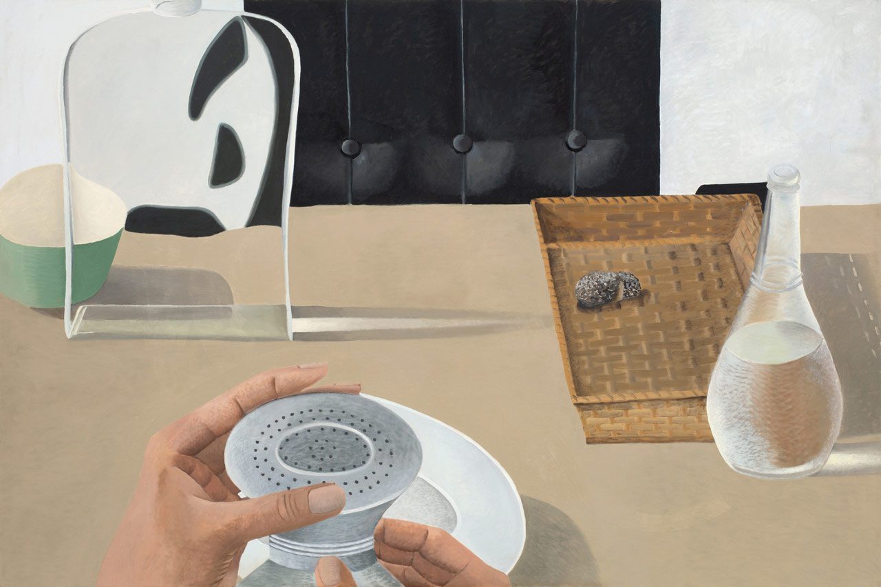 Nathalie Du Pasquier, Untitled, oil on canvas, 2002, 180 x120 cm
