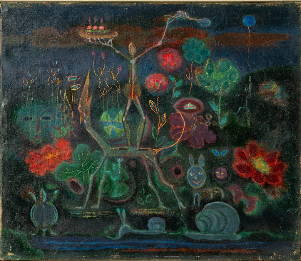 Kim Ukkyu, no title,1970s, oil paint on canvas, 45×53cm, courtesy of the artist's family