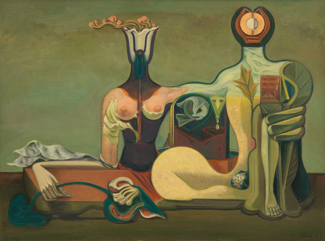 Kim Younghwan, Afternoon in Ruin, 1973, oil paint on canvas, 97×130cm, MMCA Collection