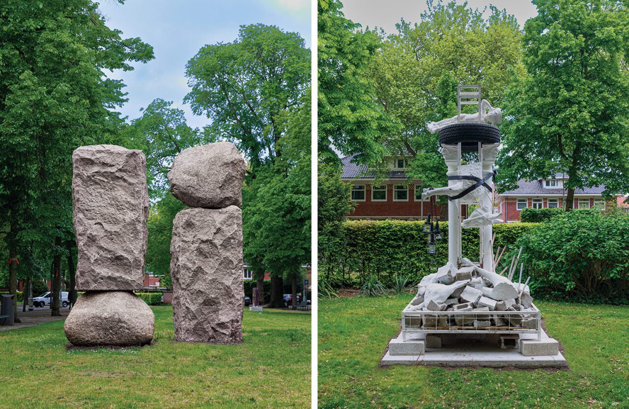 Left: Rob Schreefel - Inverse, Courtesy the artist and Stichting Art Zuid Right: Tirzo Martha - zonder titel, Courtesy the artist and Stichting Art Zuid