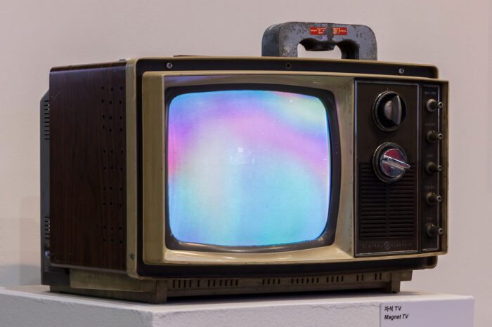 Nam June Paik, Magnet TV, 1965 (1969), Courtesy Nam June Paik Art Center