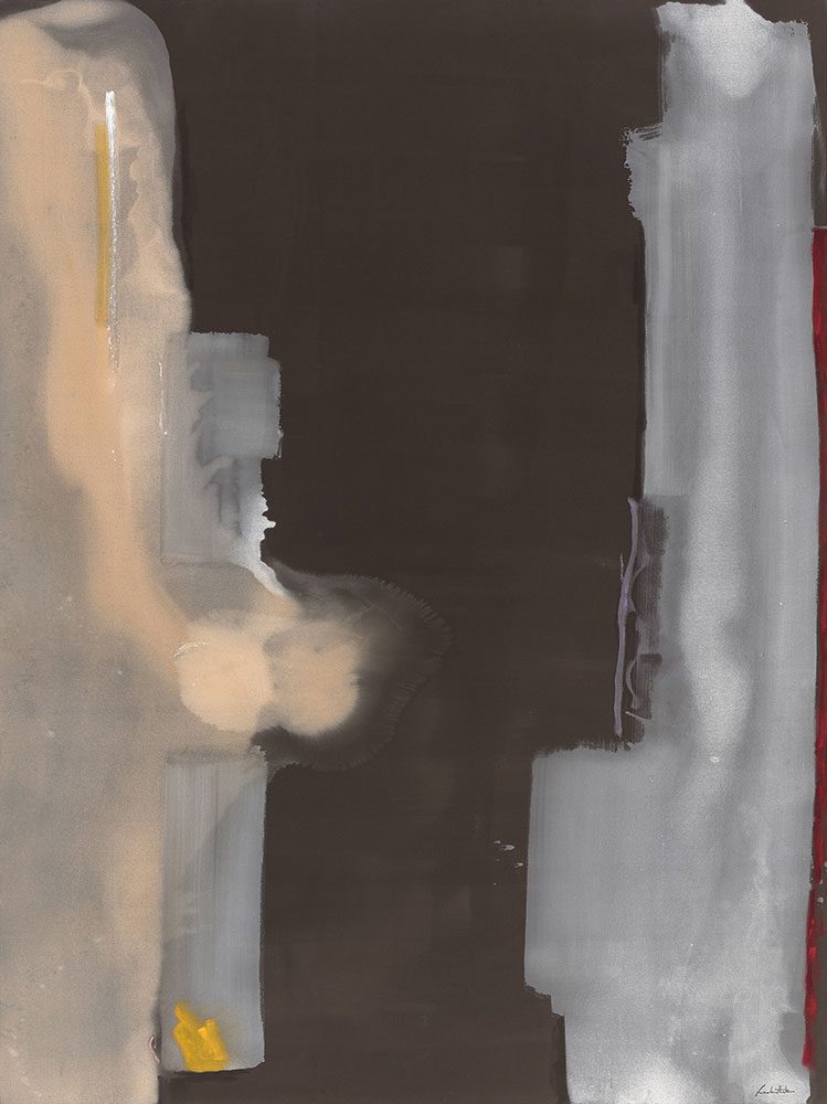 Helen Frankenthaler. Toward Dark, 1988. Acrylic on canvas. 9′ 10 1/4″ x 7′ 4 1/2″ (300.4 x 224.8 cm). The Museum of Modern Art, New York. Gift of the Helen Frankenthaler Foundation. © 2025 Helen Frankenthaler / Artists Rights Society (ARS), New York. Digital Image © 2025 The Museum of Modern Art, New York