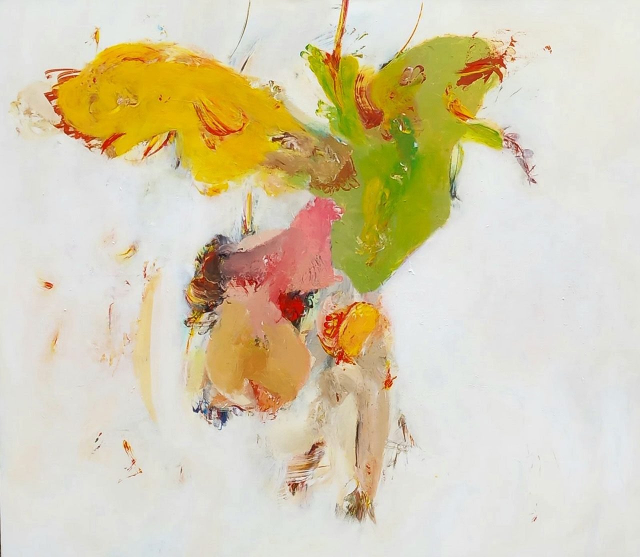 Nikos Kryonidis, UNTITLED, 2025, acrylics on canvas,140 X 160 cm, © Nikos Kryonidis, Courtesy the artist and Astrolavos - dexameni Gallery