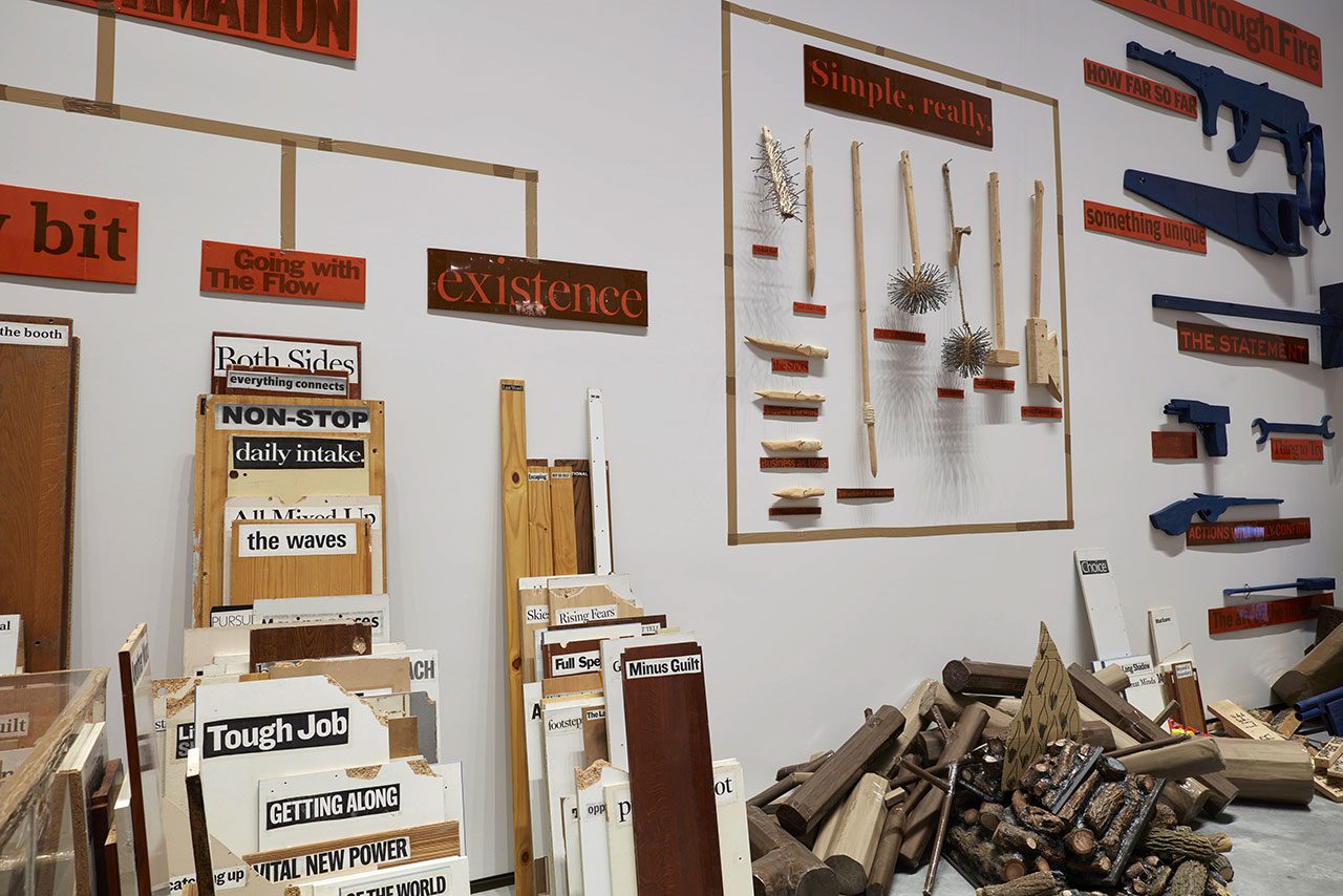 Hirschhorn, Thomas, Power Tools, 2007, Installation with diverse materials and videos, Length 800 cm, Minimum height must be 560 cm, © Hirschhorn, Thomas, Museo de Arte Contemporáneo Helga de Alvear, Courtesy the artist and Museo de Arte Contemporáneo Helga de Alvear