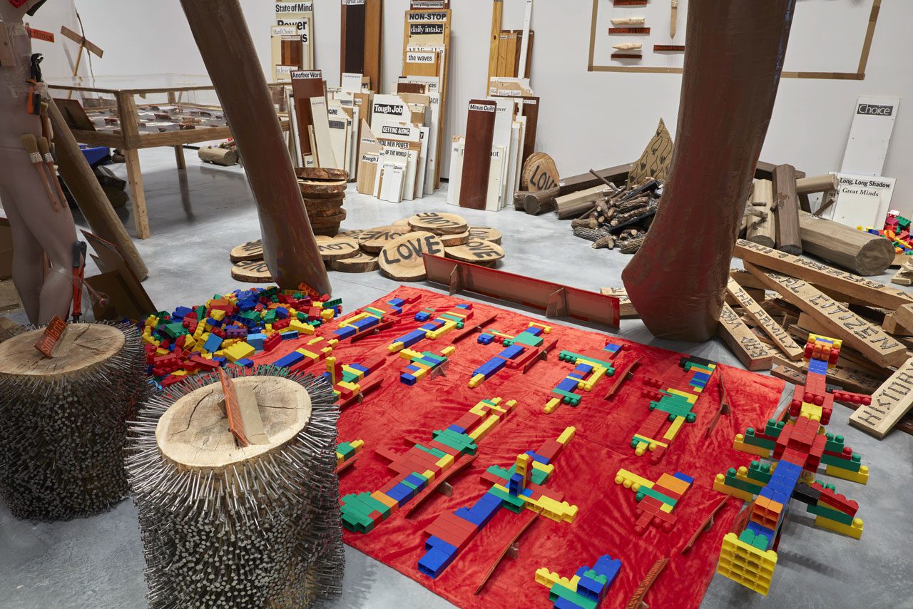 Hirschhorn, Thomas, Power Tools, 2007, Installation with diverse materials and videos, Length 800 cm, Minimum height must be 560 cm, © Hirschhorn, Thomas, Museo de Arte Contemporáneo Helga de Alvear, Courtesy the artist and Museo de Arte Contemporáneo Helga de Alvear
