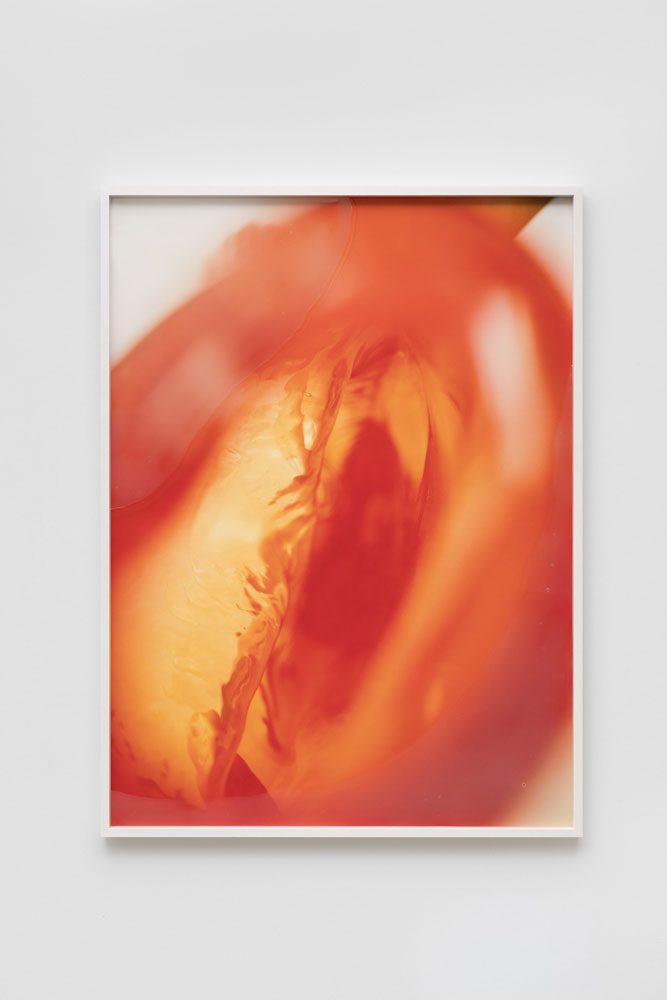 Pakui Hardware, Thresholds P03, 2025, fine art print on aluminum, silicon on glass of the frame, 150 × 110 cm, © Pakui Hardware, Courtesy the artists and Carlier|Gebauer Gallery