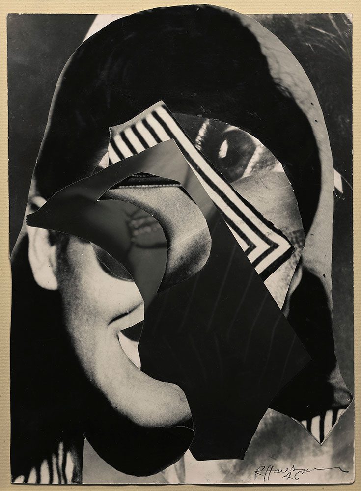 Raoul Hausmann, Front Portrait, 1946, Collection Bank Austria, © VG Bild-Kunst, Bonn 2025, Repro: © Alistair Fuller