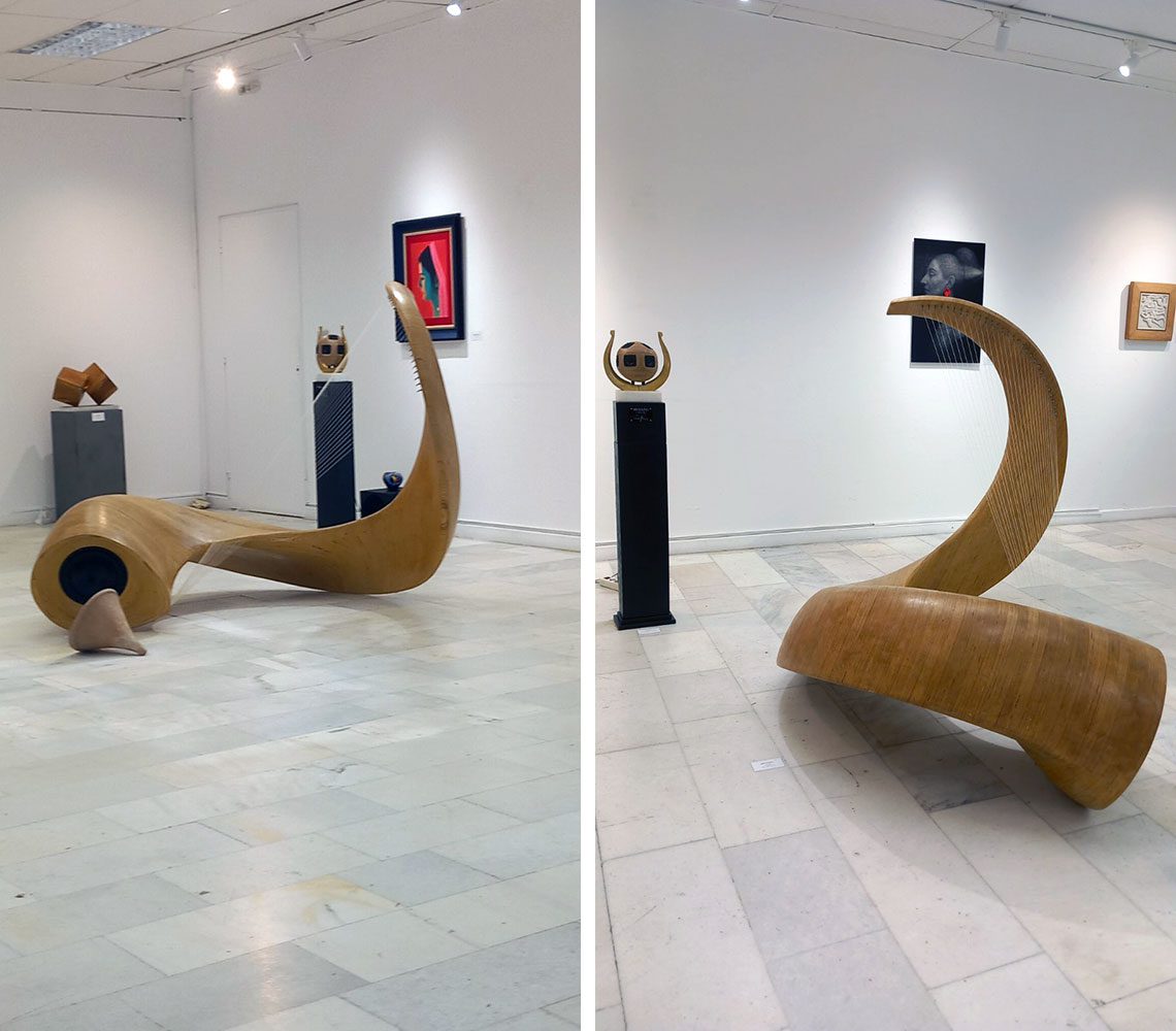 Left & Right: Ilirian Shima, Briharpa, © Ilirian Shima, Photo © & Courtesy Vicky Trochidou 