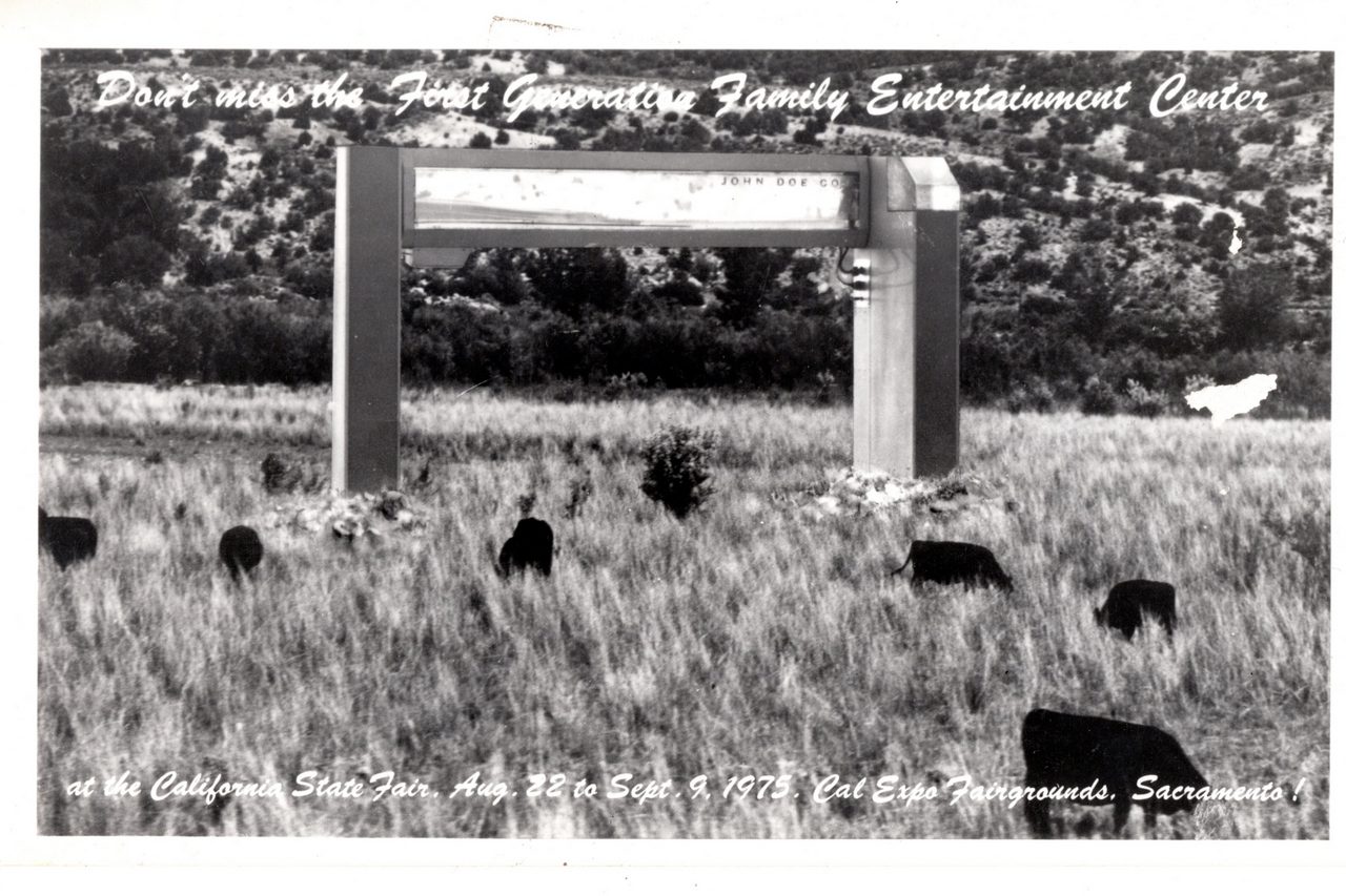 Carl Cheng, Artist invitation for First Generation Family Entertainment Center, 1968 at California State Fair, 1975, © Carl Cheng, Courtesy the artist