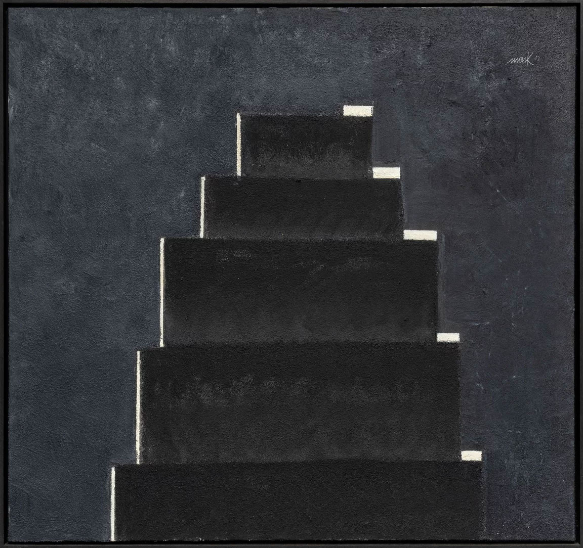 Heinz Mack, The Piano (Chromatic Constellation), 2012 , Acrylic on canvas, 137 x 129 cm, 54 x 51 in