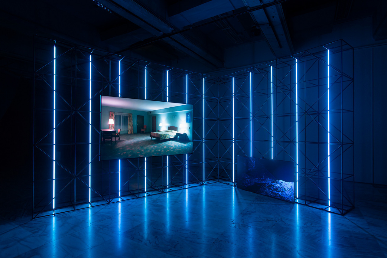 Jacky Connolly, The Mineral Kingdom (Dark Green), 2025, Video installation, Color, sound, light, 37 min, looped, Dimensions variable, Courtesy of the artist. Image Courtesy of Taipei Fine Arts Museum