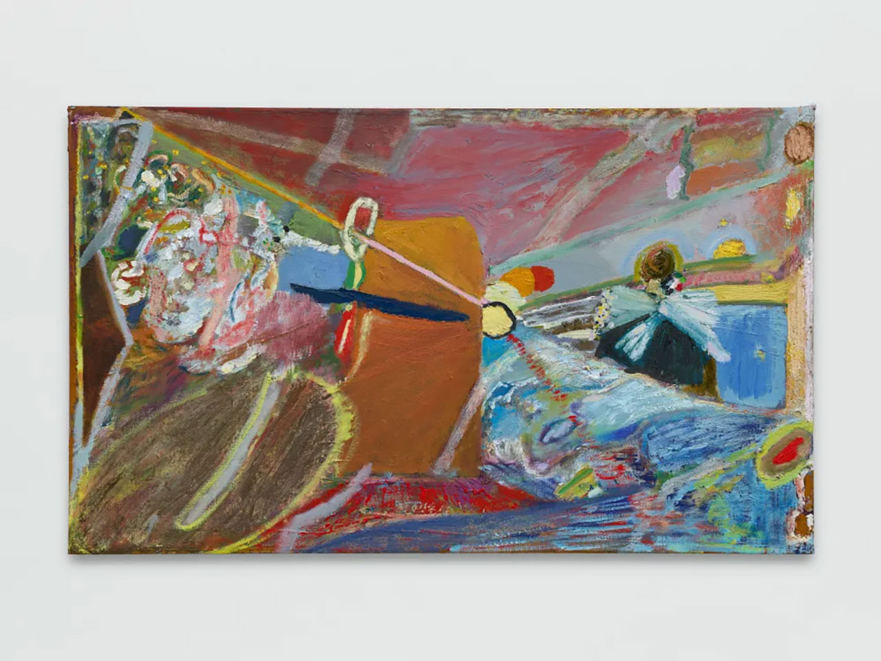 Gabriella Boyd, Last journey home, 2024-2025, Oil on linen, 45 x 75 cm | 17 3/4 x 29 1/2 in, © Gabriella Boyd, Courtesy the artist and Grimm Galley