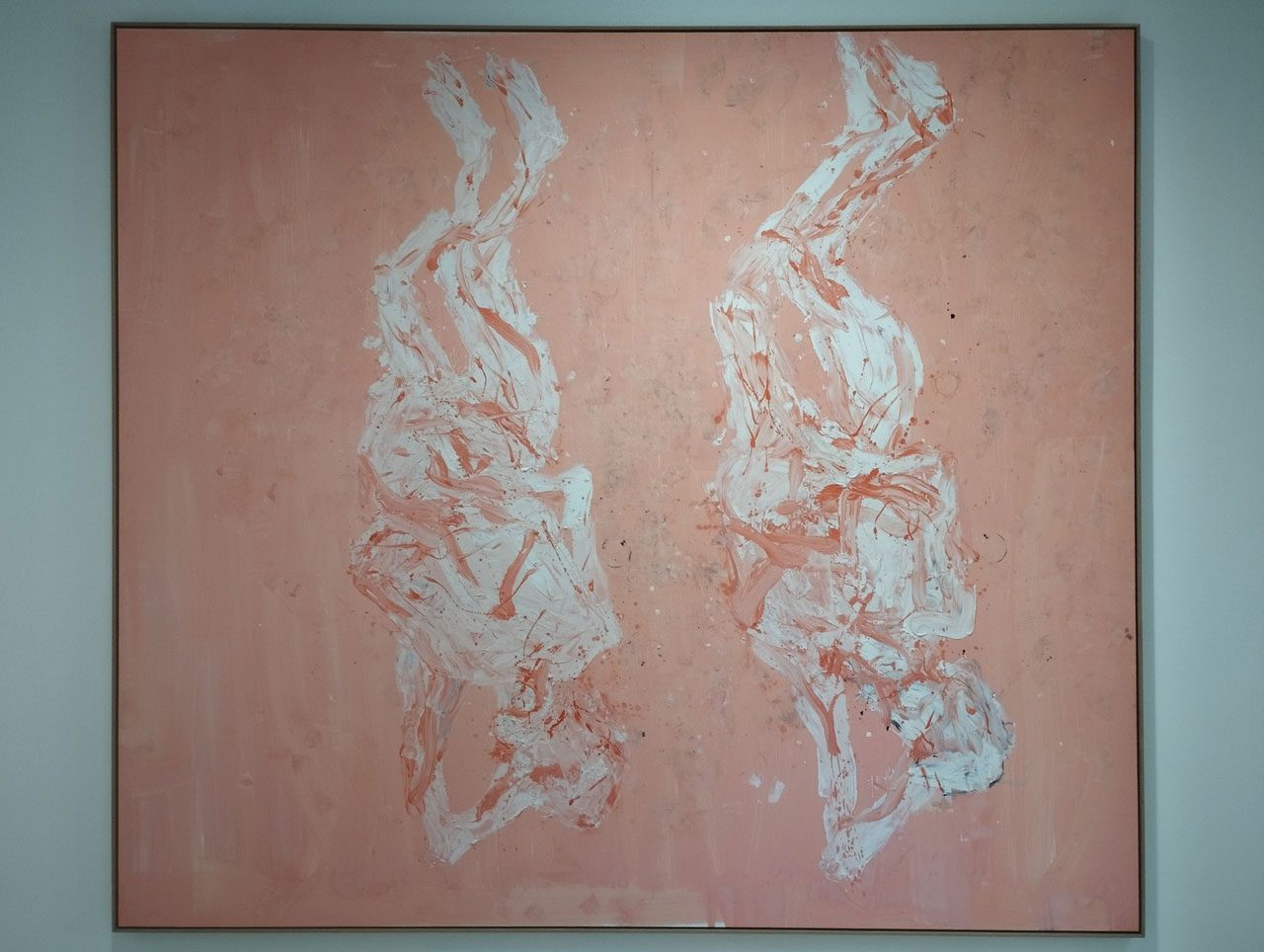 Georg Baselitz. Rosa riposa (2019) Oil on canvas 308 x 354 x 5.5 cm. Photo © & Courtesy Valia Katsimpa