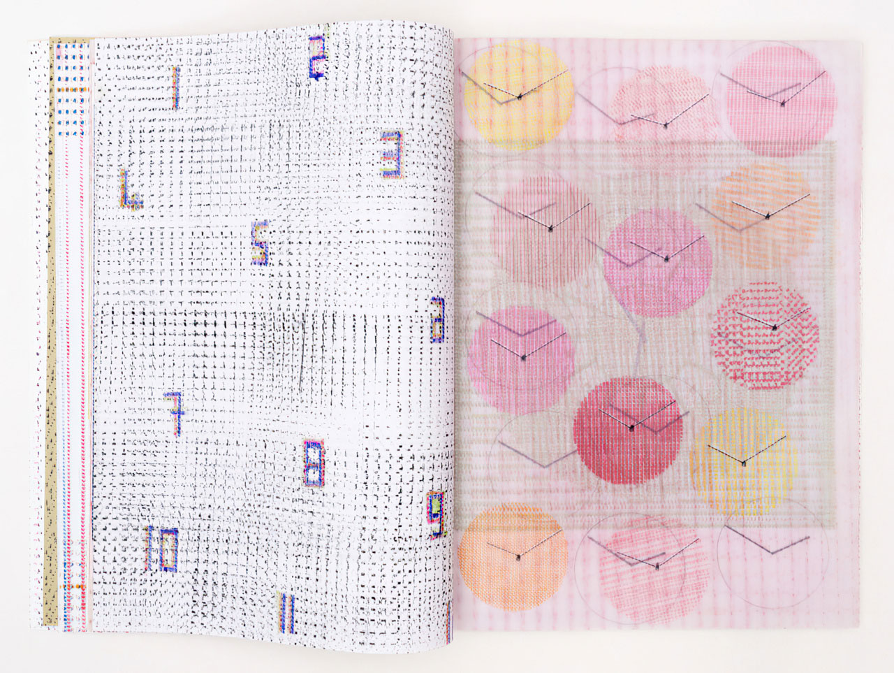 Raffaella della Olga, T56, 2025, Typewritten with carbon paper and ink ribbon on copy paper, tracing paper, Japanese paper, and kraft paper, with photographic paper cover, 15 7/8 × 11 7/8 in. (40.2 × 30.2 cm), Clark Art Institute Library, Williamstown, Massachusetts, Acquired by the Clark with support from Michael Alper and Bruce Moore