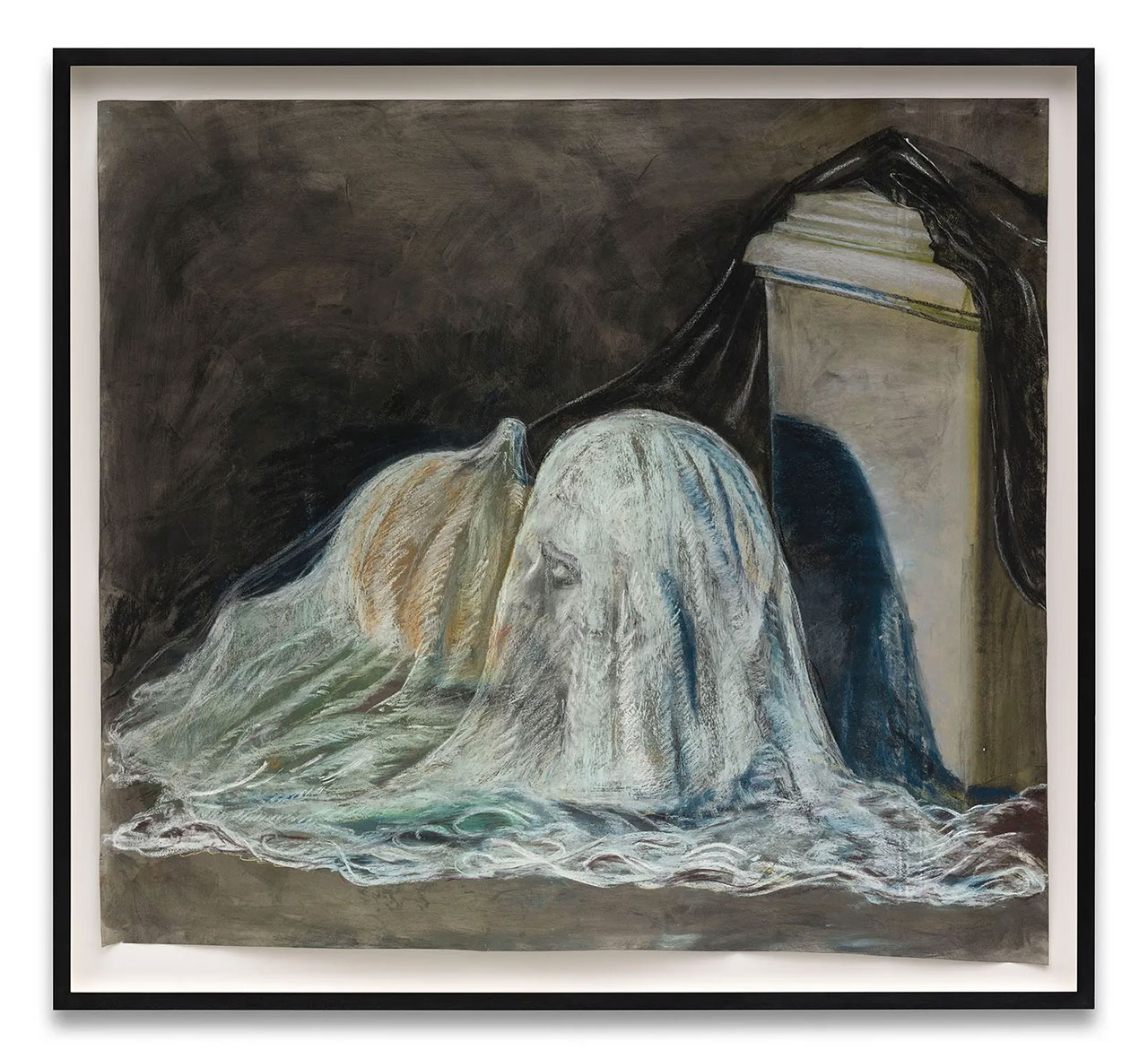 Kara Walker Vanitas #8, 2025 Pastel on paper, 97.2 x 106.7 cm, 107 x 116 cm (incl frame), © Kara Walker, Courtesy the artist and Sprüth Magers Gallery