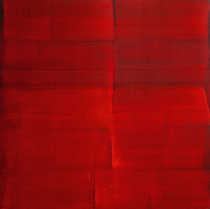 Viswanadhan, Sans titre, 2010, Casein on canvas, 100 x 100 cm (39 5/16 x 39 5/16 inches), © Viswanadhan, Courtesy the artist and Galerie Nathalie Obadia