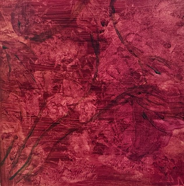 Danae Dimoutziki, “Untitled”, 2025, Oil on canvas, 0,25 Χ 0,25 cm