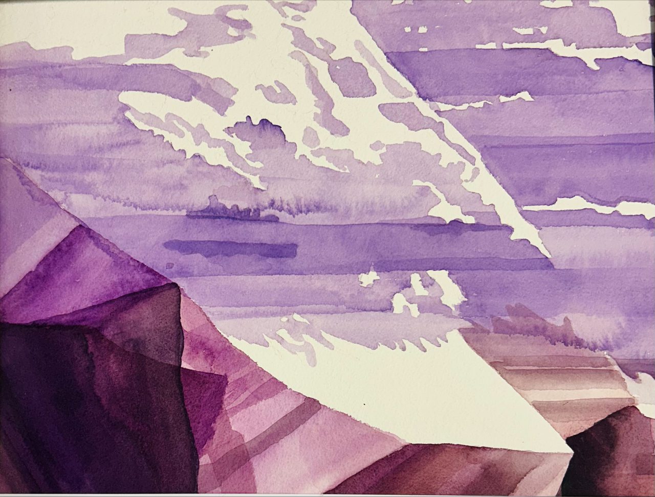 Athina Stamati, Quarry 1&2 (Diptych), 2025, Acrilic on canvas, 30 x 40 cm