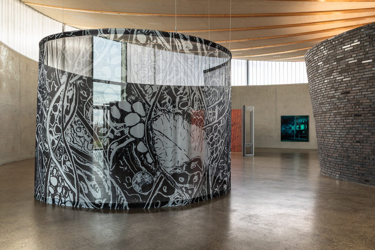 Jane and Louise Wilson, Countermeasures, Installation view, Skulpturenhalle I Thomas Schütte Foundation, 2026, Courtesy the artists and Skulpturenhalle I Thomas Schütte Foundation