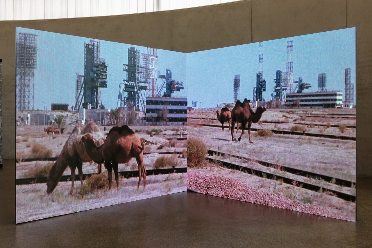 Jane and Louise Wilson, Countermeasures, Installation view, Skulpturenhalle I Thomas Schütte Foundation, 2026, Courtesy the artists and Skulpturenhalle I Thomas Schütte Foundation