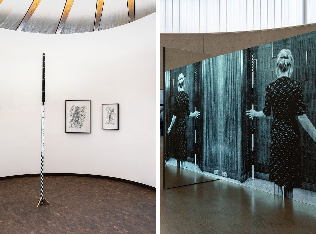 Jane and Louise Wilson, Countermeasures, Installation view, Skulpturenhalle I Thomas Schütte Foundation, 2026, Courtesy the artists and Skulpturenhalle I Thomas Schütte Foundation