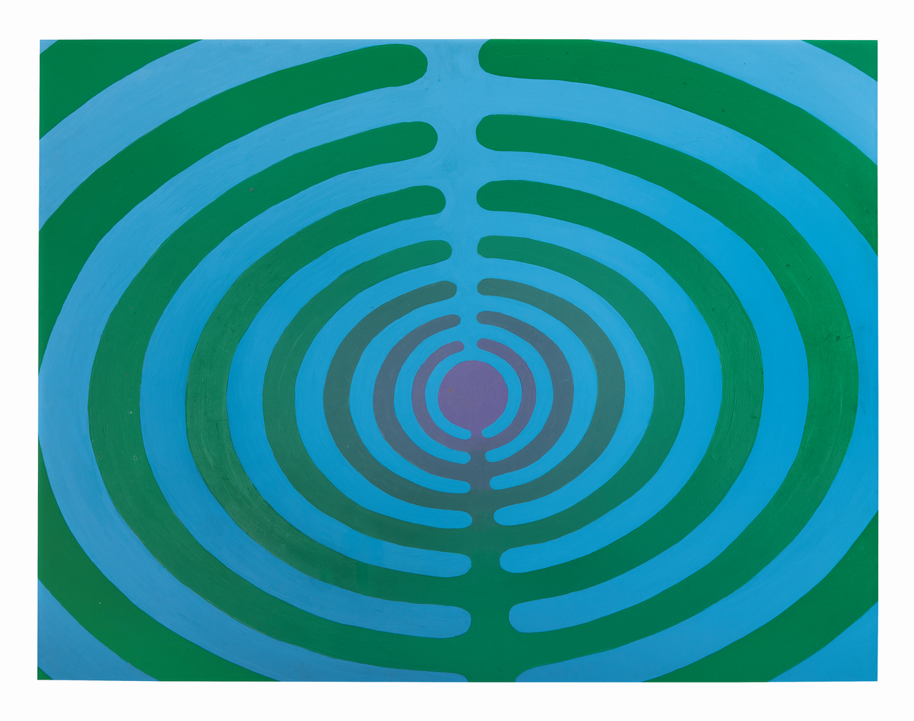 Ruth Asawa, Untitled (AB.029, Continuous Form Within a Form), 1956; acrylic on Masonite; 83.8 x 109.2 cm; private collection;© 2026 Ruth Asawa Lanier, Inc., courtesy David Zwirner