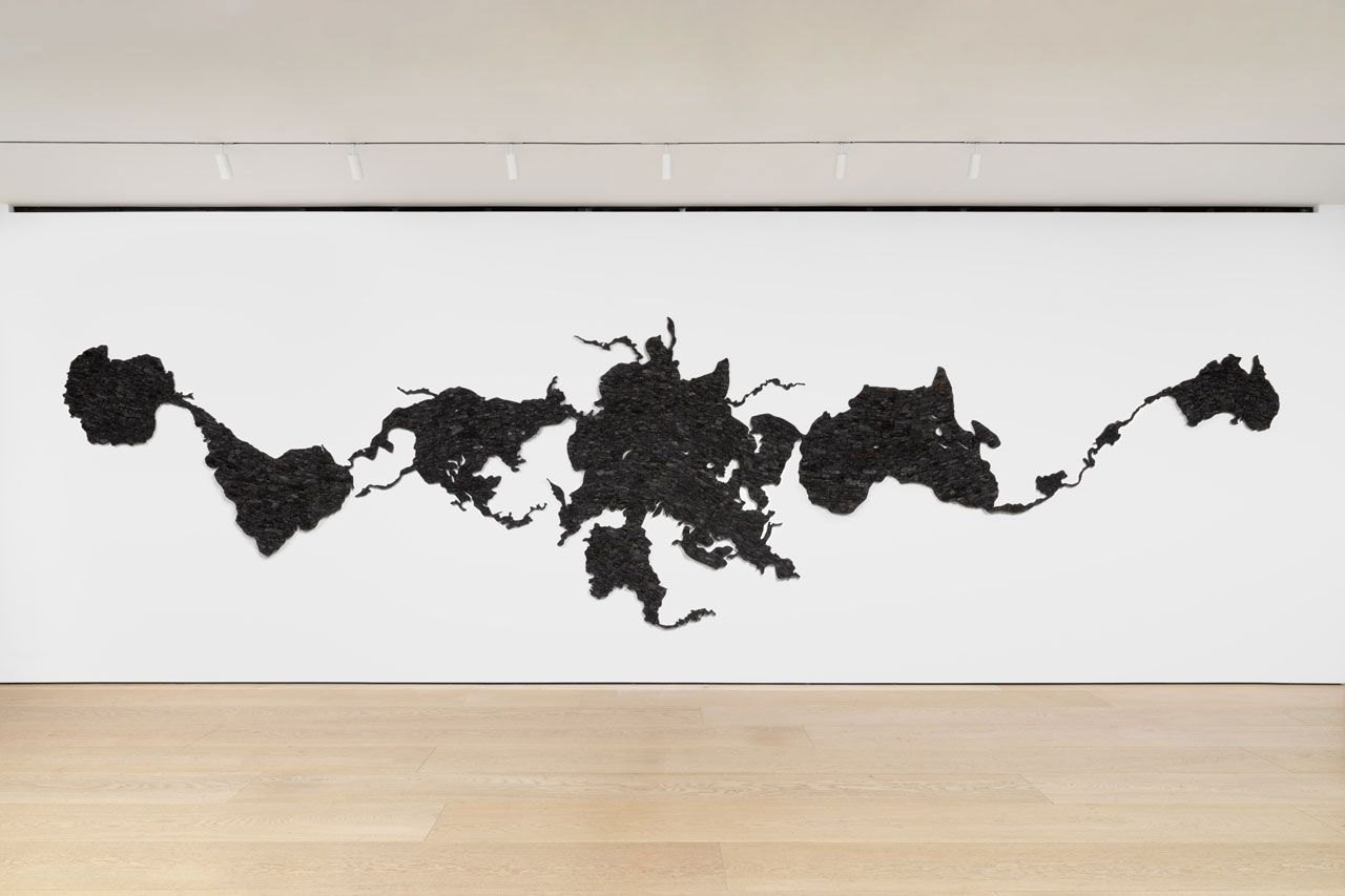 Teresita Fernández, Island Universe 2 (2023), charcoal, Collection of the Vancouver Art Gallery, Acquisition Fund