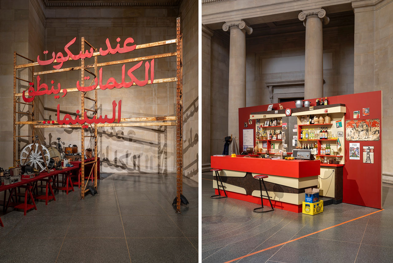 Zineb Sedira, When Words Fall Silent, Cinema Speaks...., Tate Britain Commission 2026, Photo © Tate (Lucy Green)