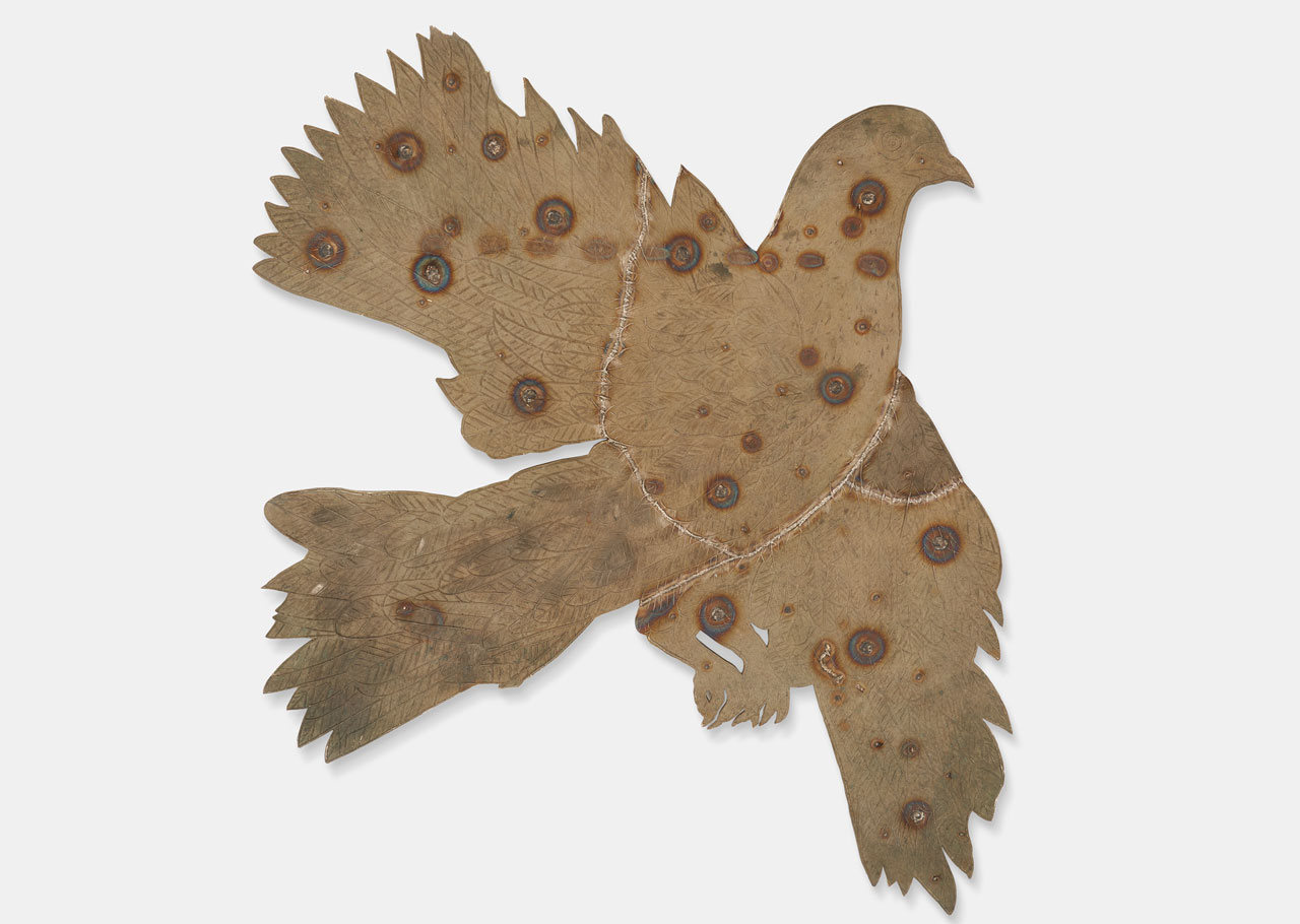 Kiki Smith, Hope, 2025, Bronze, Edition of 5 + 1 AP, 184 x 219,7 x 3,5 cm (72 2/4 x 86 9/16 x 1 3/8 in)