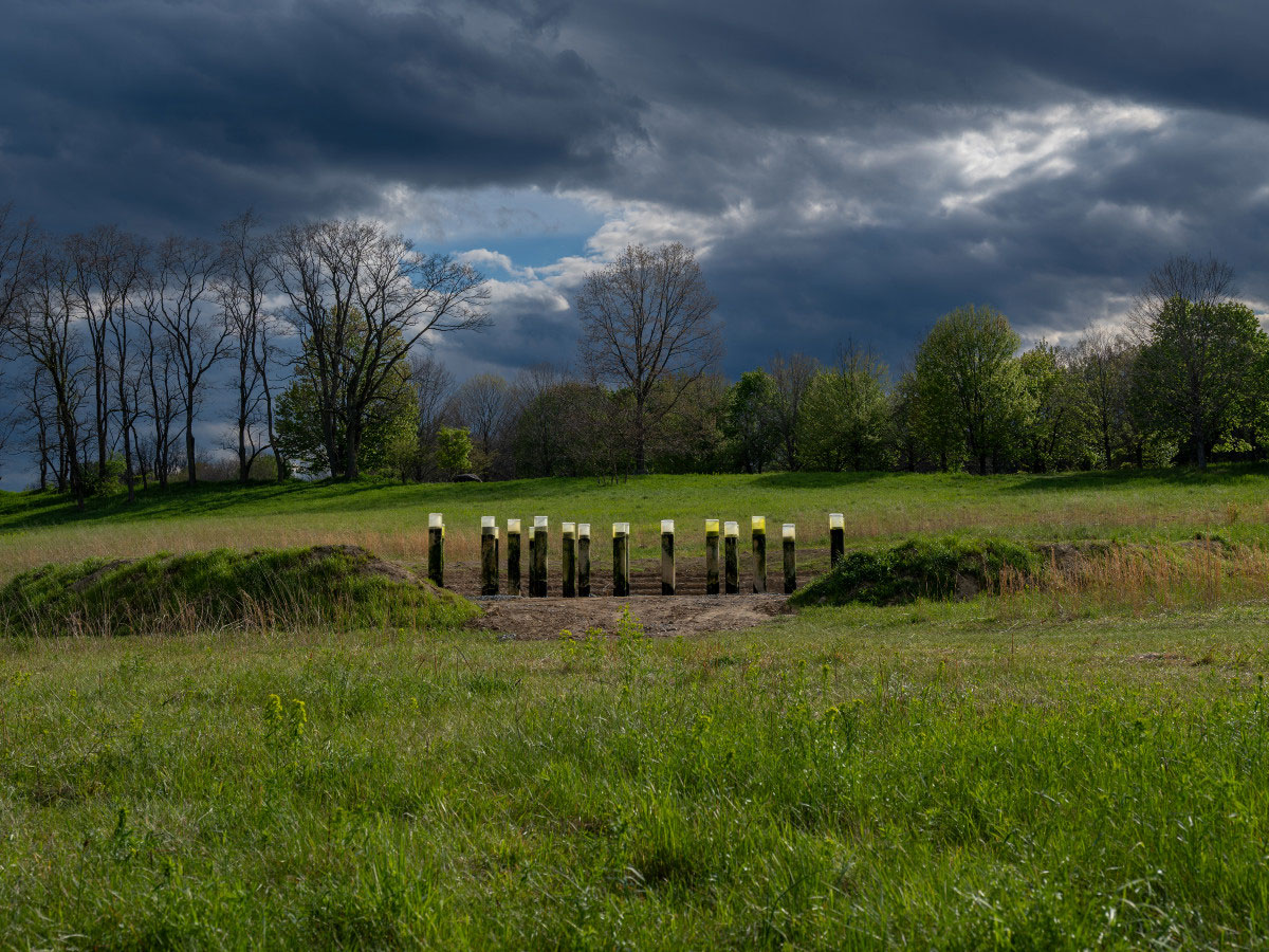 Anicka Yi, Message from the Mud, 2026, installation view, Storm King Art Center, © Anicka Yi, Courtesy the artist and Storm King Art Center