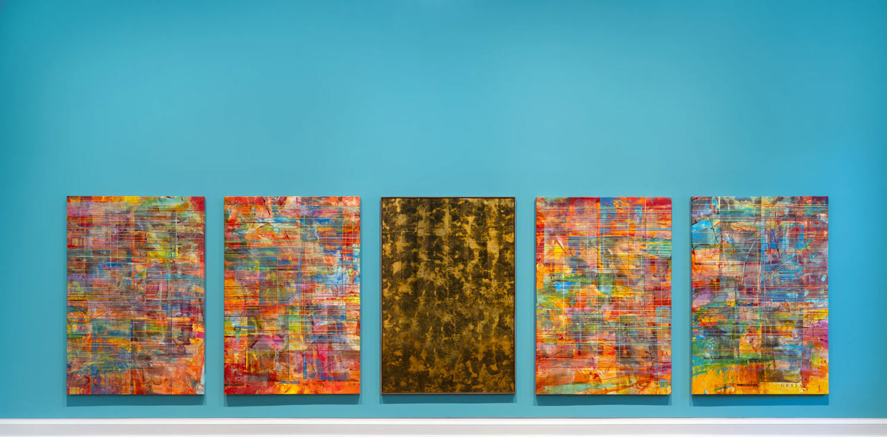 Mandy El-Sayeg, Jewel Tones, Exhibition view Thaddaeus Ropac Gallery-London, 2026, Photo: Damian Griffiths, Courtesy the artist and Thaddaeus Ropac Gallery