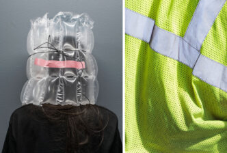 Left: Jackie Nickerson, Clear Head, 2019., Courtesy of the artist and Jack Shainman Gallery, New York Right: Louis De Belle, Cartographies series, 2015. Courtesy of the artist