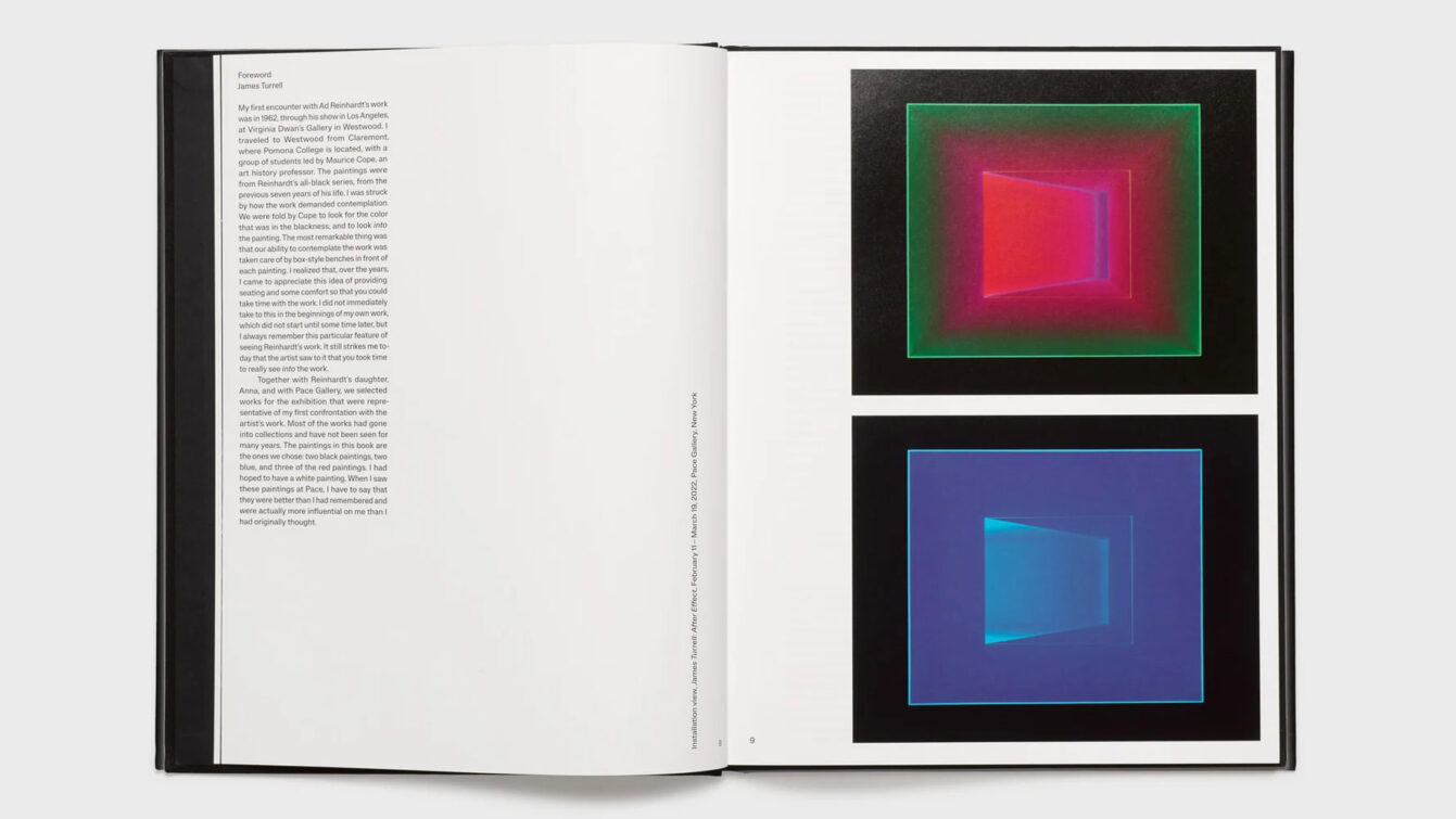 Ad Reinhardt: Color Out of Darkness, Curated by James Turrell, Pace Publishing
