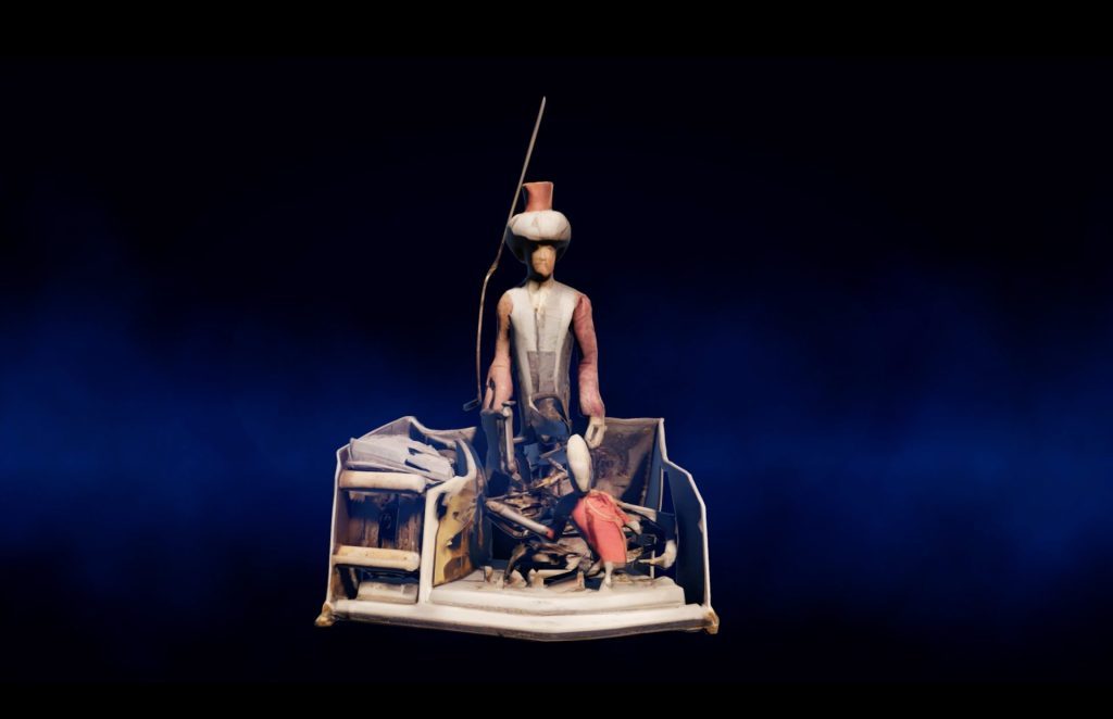 Hito Steyerl, Mechanical Kurds (Still(, 2025, Single-channel HD video installation (color, sound), Duration: 13 min, © Hito Steyerl, Courtesy the artist and MACRO (Museo d'Arte Contemporanea di Roma)