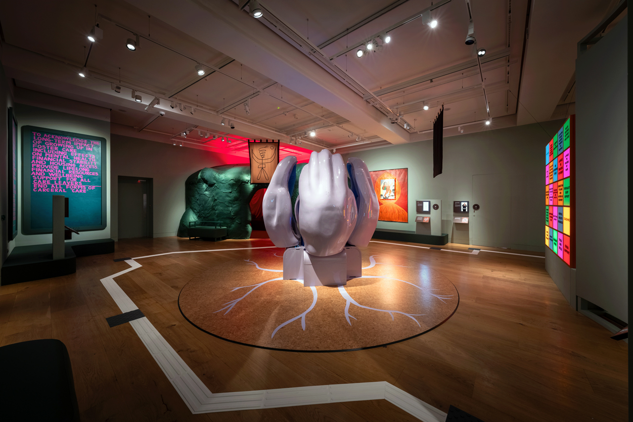 Rudy Loewe, Activation Sculpture, 2026, Commissioned by Wellcome Collection. “Rudy Loewe: Intimacies of Care – Spaces of Grief and Possibility” exhibition at Wellcome Collection-London, 2026, © Rudy Loewe, Courtesy the artist and Wellcome Collection, Photo: Benjamin Gilbert
