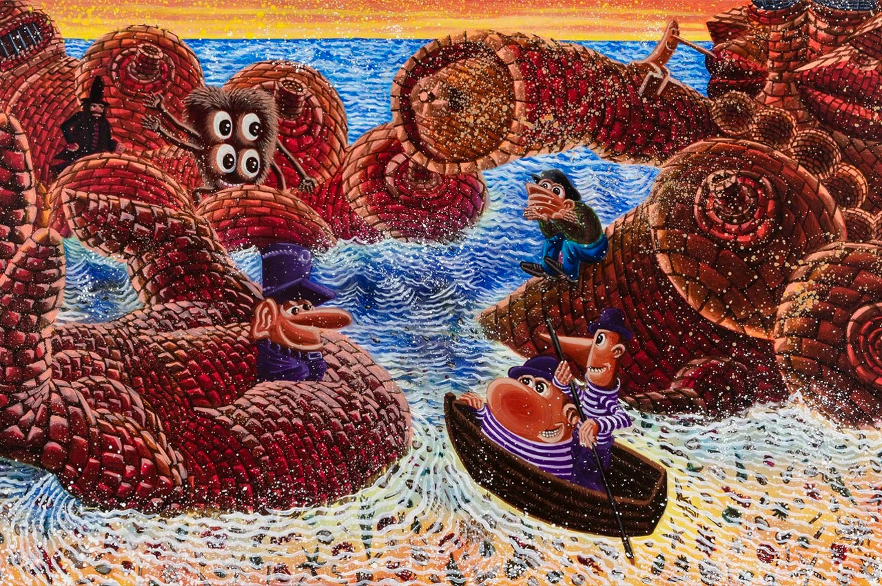 Hervé Di Rosa, idoles échouées, © Hervé Di Rosa, Courtesy the artist and Galerie Templon