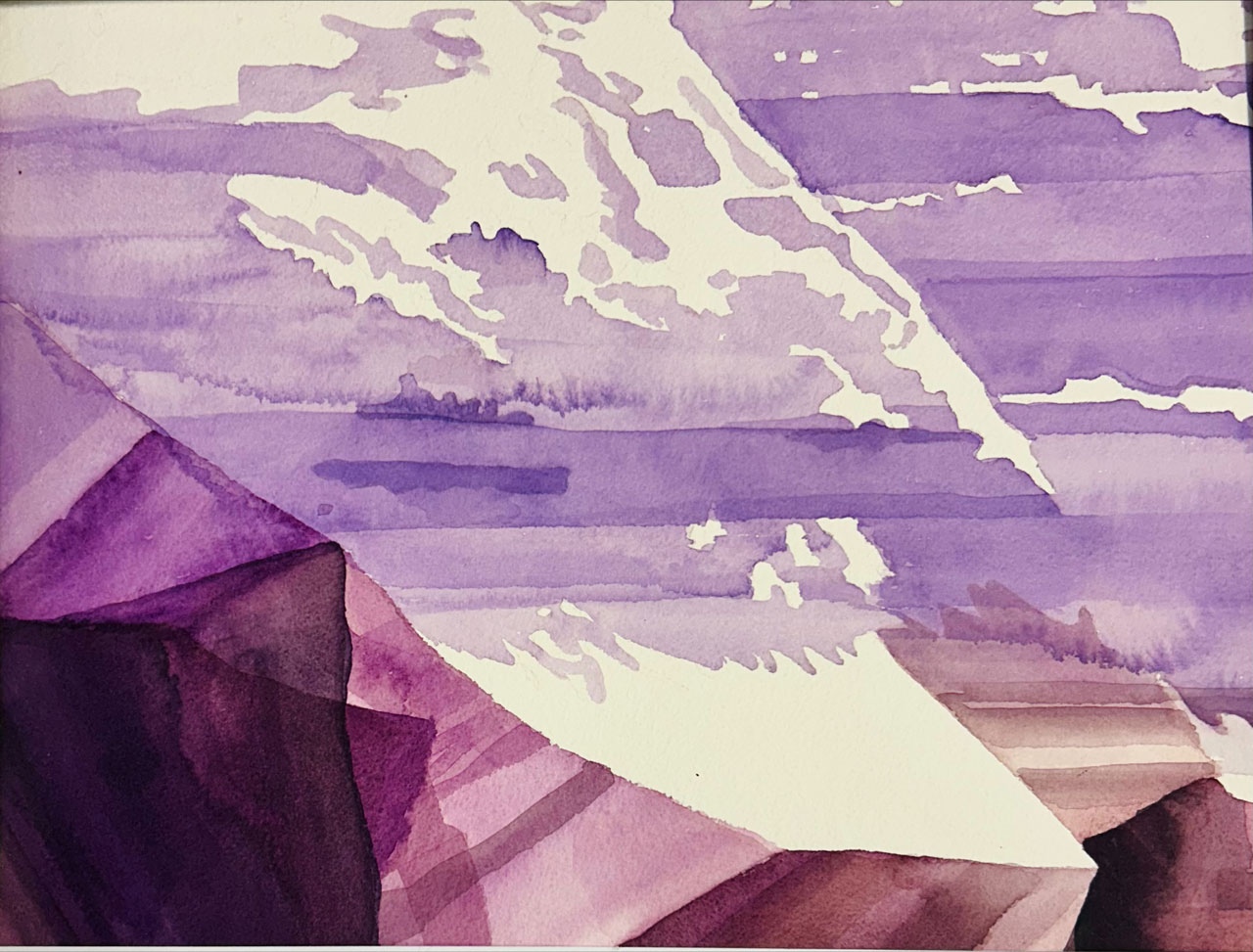 Athina Stamati, Athina Mine 1 & 2 (diptych), 2025, Acrylics on canvas, 30x40 cm