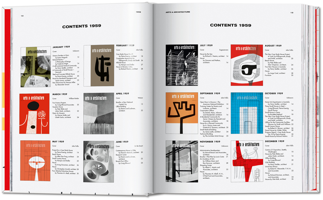 Arts & Architecture 1955–1959, Taschen Publications