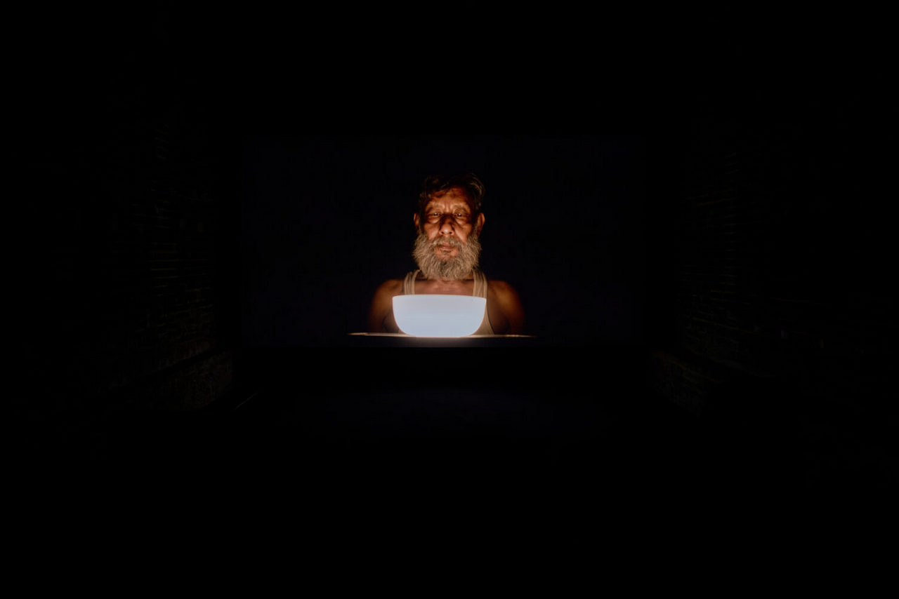 Amar Kanwar, Such a Morning (2017), installation view, Serpentine North, 2026. © Amar Kanwar. Photo: © Serpentine and Luke Walker.