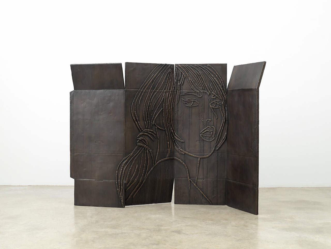 Ghada Amer, Paravent Girl, © & Courtesy the artist